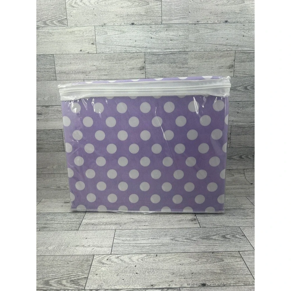 Kute Kids Purple Polka Dot Twin‎ Sheet Set 3 Piece OEKO-TEX Polyester New